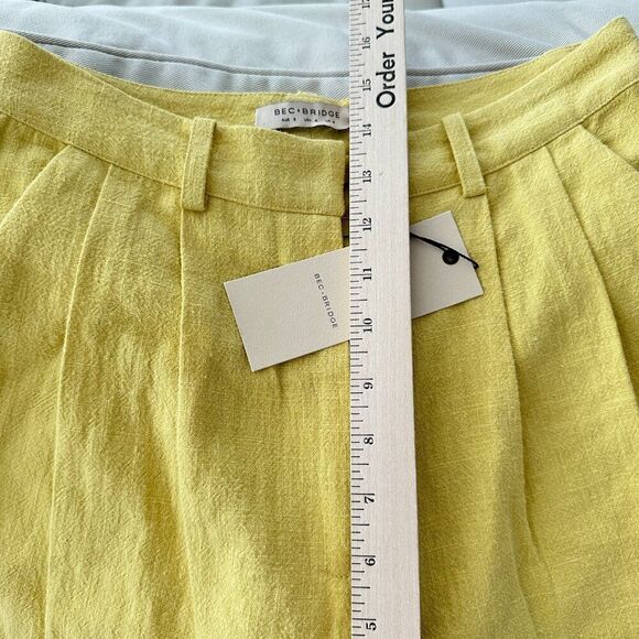 NEW Bec and Bridge Harriet Pant High waisted pleated trouser - Picture 7 of 8